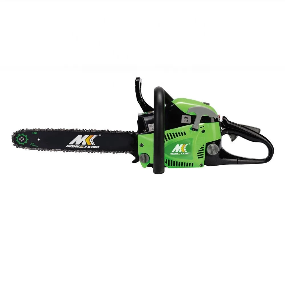 Chainsaw ZMC3801- EUII EPA 38cc 1.4kw 1.9hp 14&quot; bar double support brake less consumption primer DIGITAL Easy starter chain saw