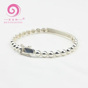 Charm bangles silver friendship bracelets for women