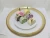 Import cheap bulk dinnerware decorative colored glass dinner plate from China