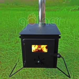 Cheap high Quality Log Burner Travel Stove Tent, Wood Burning Room Heater