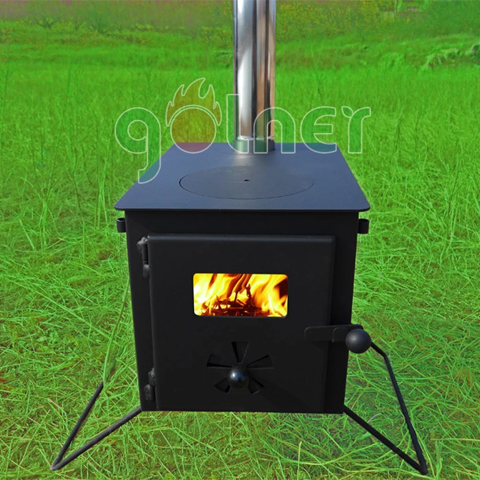 Cheap high Quality Log Burner Travel Stove Tent, Wood Burning Room Heater