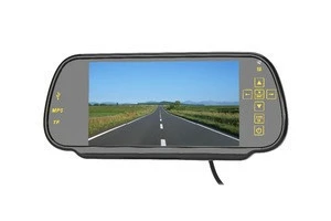 Cheap rearview mirror car monitor with 7 tft lcd for bus/car/truck