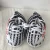 Import China factory plush stuffed Yeezy AJ sneaker slipper bedroom sneaker slippers from China