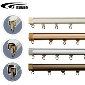 China factory single double aluminum curtain track