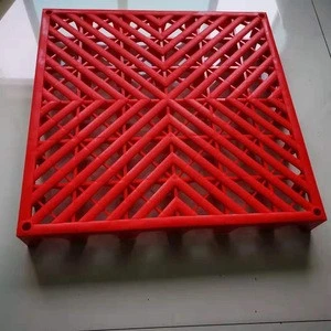 China factory wholesale easy install cleaning non slip interlock pvc pro garage flooring for sale