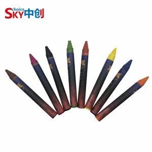 China manufacturer customized wax colors crayon for kids
