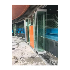 China manufacturer office framelessd  glass partition wall full seeing glass wall