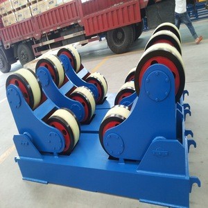 China pipe welding rotator / Pipe turning rolls with PU roller