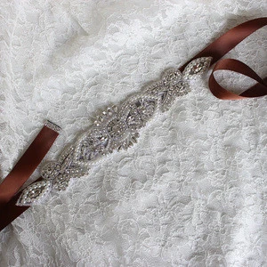 China Product Cheap Price  High Quality Wedding Belt Bridal Sash Wedding Sash Bridal Belt Crystal for Wedding