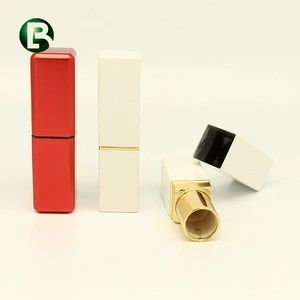 China supplier square white lipstick tube