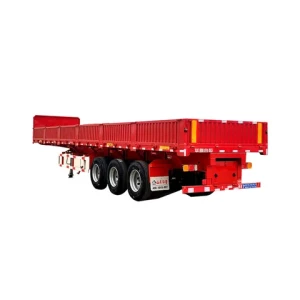 China Trailers Manufacturer Fence Side Tipper Dump Truck Semi Trailer With Good Price