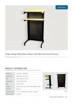 China Wholesale Commercial Office Furniture Podium Table Wooden Side Table