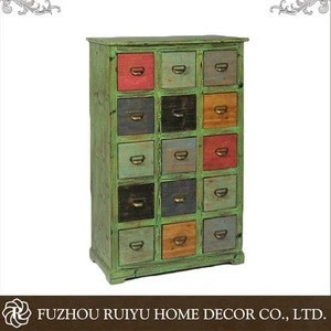 China wholesale custom OEM shabby sideboard chic cabinet vintage/wooden chest of drawers/corner cabinet and sideboard