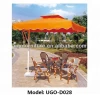 China wholesale outdoor table chair  bamboo furniture frame with umbrella