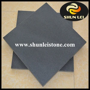 Chine popular black basalt wall tile, black basalt cubes,natural basalt stone