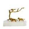 chinese animals custom decor crystal table desktop ornaments home accessories decoration