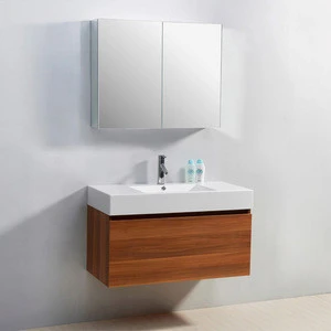Chinese made furniture modern hotel bathroom vanity cabinet