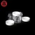 Chinese supplier PET 20ml/40ml/50ml/small plastic cosmetic cream jar with white cap