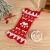 Import Christmas Decorative Bone Socks Knitted Bone Christmas Stocking Pendant Candy Gift Bag Christmas Decorative from China