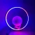 Import Chuse Modern Led RGB Colorful USB Plug Table Lamps Low Price Bedroom home Decor Circle Light Smart Lamp Among Us Lamp from China