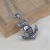 Import Cinmo Jewelry Skull Boat Anchor Pendant Necklace Trendy 316L Stainless Steel Viking Necklace For Men Women Charm Accessories from China