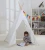 Import Classical Indoor Solid White Pure Cotton Canvas Toy Indian Teepee Tent for Toddler Children to Read and Play at Hide and Seek from China