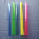 Clear PVC Plastic Tube with All Kinds of Color for Packing Material