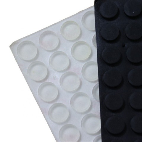 Clear soft rubber buffer stop cushion glass cupboard door pads adhesive silicone feet bumper
