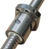 cnc ball screws and rails c5 grade grinded ballscrews linear bearings SFU2005 20mm ball screw pitch 5mm
