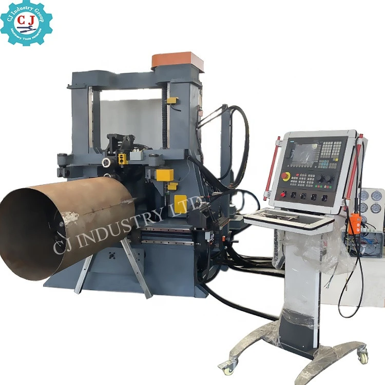 CNC Lathe Machine Automatic Metal Flanging Machine Stainless Steel Duct Fan Flanging Punching Machine