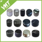 CNC Machining volume control 6mm d shaft knob in mental material
