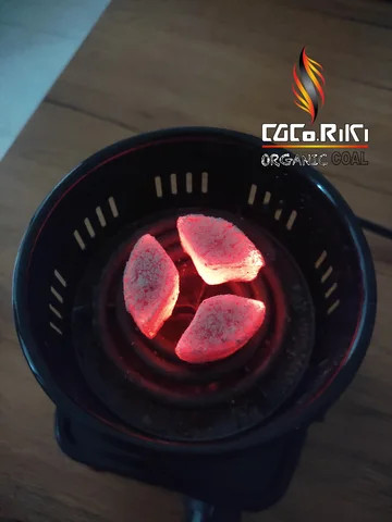 Coconut Shell Charcoal Briquette for Shisha Hookah Incense BBQ in Mercy Shape Low Ash Premium Quality Indonesia Product CocoRiki