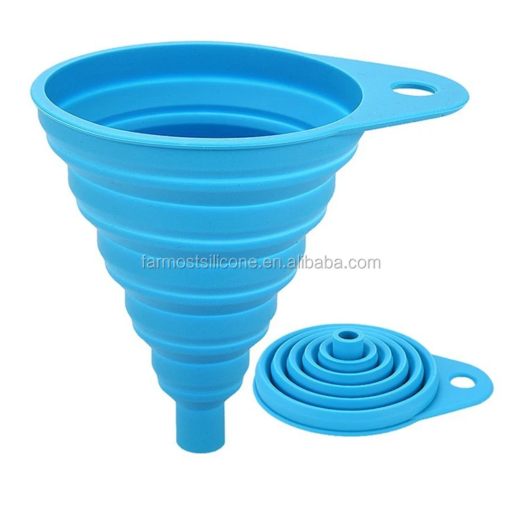 Collapsible Food Grade Silicone Funnel Kitchen
