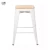Import Colorful Iron Bar Stool wood seat Cheap Price Chairs Stools from China