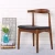 Import Combination Modern Hans Wegner PU Leather Wooden Frame Dining Restaurant Wooden Dining Chair and OX Horn Chair or Cow Horn Chair from China