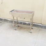 Commerical Stainless steel restaurant smokeless charcoal bbq grill QY17-5