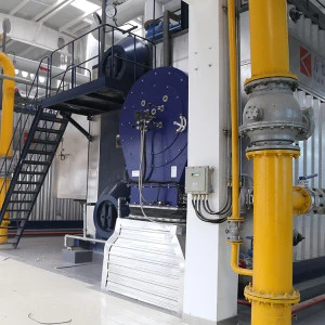 Compact 10 ton gas fired commerical fire tube natural methane lng biogas water steam boiler for power plant in sweden company