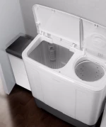 Compact Portable Washing Machine 9KG Capacity with Spin Cycle Dryer, Lightweight Portable For Apartments, Dorm Rooms