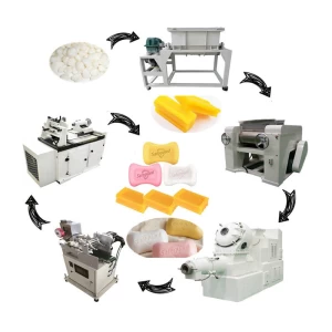 Complete Plant Automatic Small Detergent Bar Soap Making Machine with better price