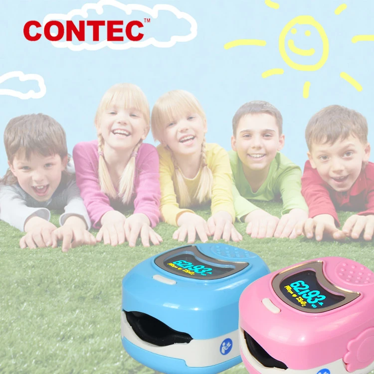 CONTEC CMS50QB Rechargeable Pediatric oximeter Finger Clip infant Pulse Oximeter
