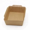 Corrugated disposable bento box for salad vegetable