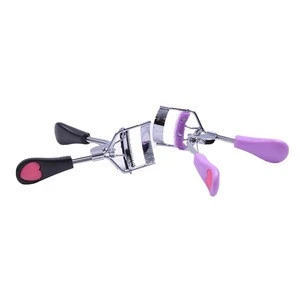 Cosmetic tool portable handle carbon steel wholesale beauty curl mini eyelash curler
