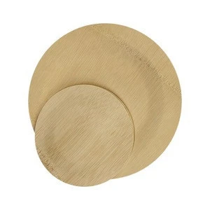 Craft certificate wholesale biodergradble disposable bamboo dish plate