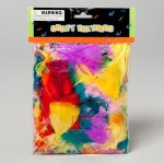 CRAFT FEATHERS MULTI-COLOR 14G/.5OZ CRAFT POLYBAG/HEADER #G28146
