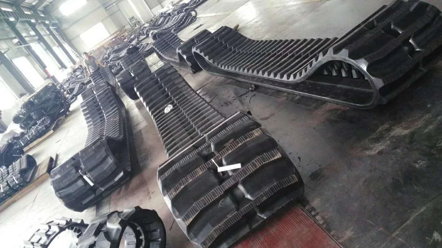 Crawler rubber track for mini excavator construction machinery parts 300*52.5a*80