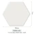 Import Creative and customizable pattern anti-scalding heat insulation pad dining table mat hexagonal thermos mug coffee cup mat from China