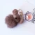 Creative Natural Preserve Flower Rose Keychain with fox fur mouse for Mother&#39;s Day Gift