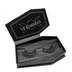 Creativity halloween eyelashes coffin box halloween gift mailer shipping boxes for cosmetics halloween lash eyelash boxes