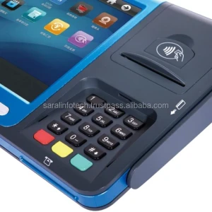 Credit Card Android POS payment terminal GPRS Thermal Printer Barcode scanner