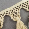 Crepe Chiffon Crochet Curtain Pure Cotton Row Fringe